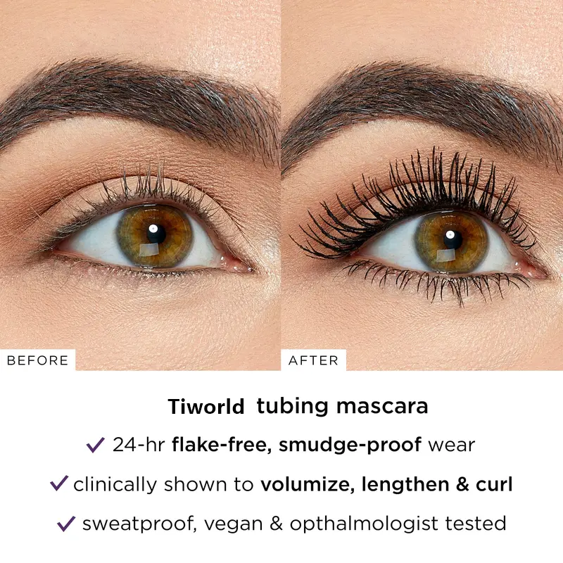 ✨ Buy 2 Get 2 FREE — 24-Hr Smudge-Proof Tubing Mascara + Primer for Lash-Extension Results