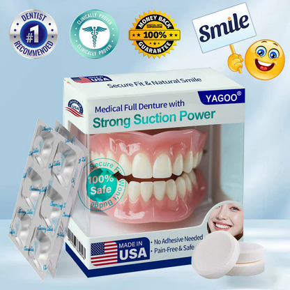 🦷Transform Your Smile Instantly – Secure, Comfortable Dentures at a Fraction of the Cost!