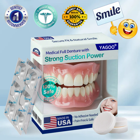 🦷Transform Your Smile Instantly – Secure, Comfortable Dentures at a Fraction of the Cost!