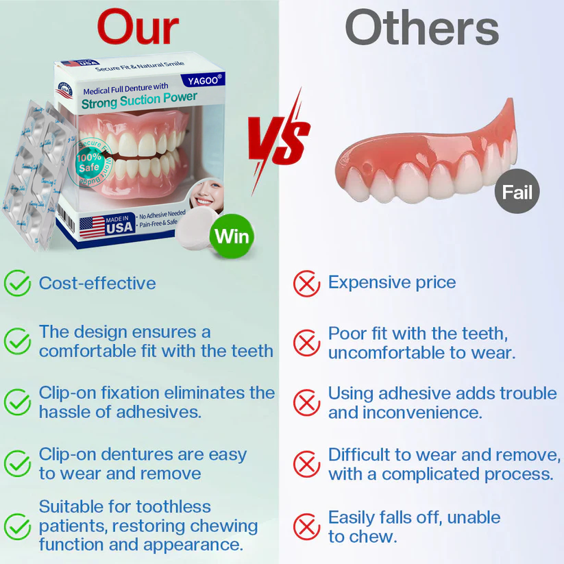 🦷Transform Your Smile Instantly – Secure, Comfortable Dentures at a Fraction of the Cost!